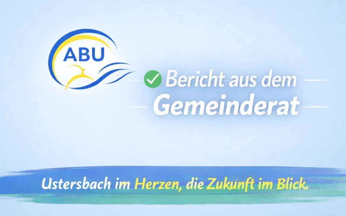 Bericht aus dem Gemeinderat Ustersbach