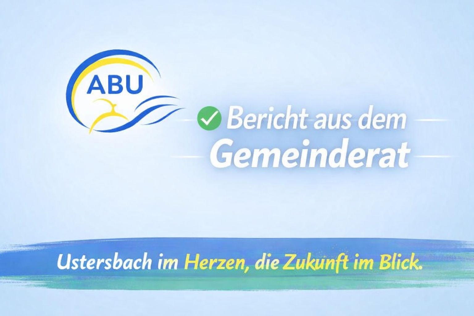 Bericht aus dem Gemeinderat Ustersbach